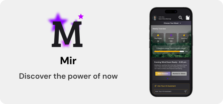 Meditation App Mockup